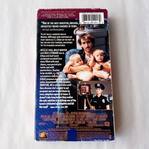 Raising Arizona VHS - Tested - Picture 2 of 4